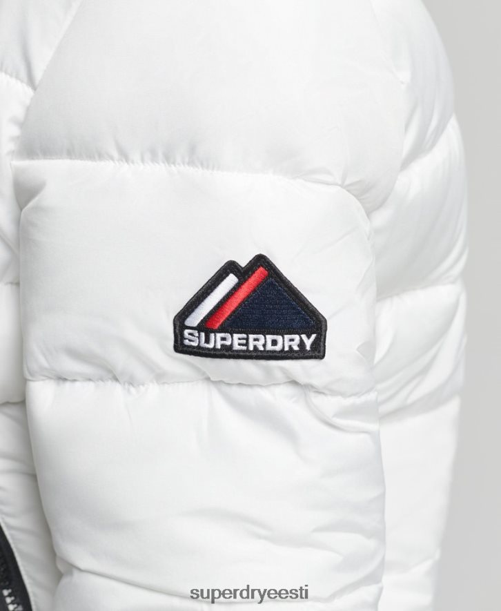 Superdry naised vaimuspordi puff B2LT45556 Riietus valge