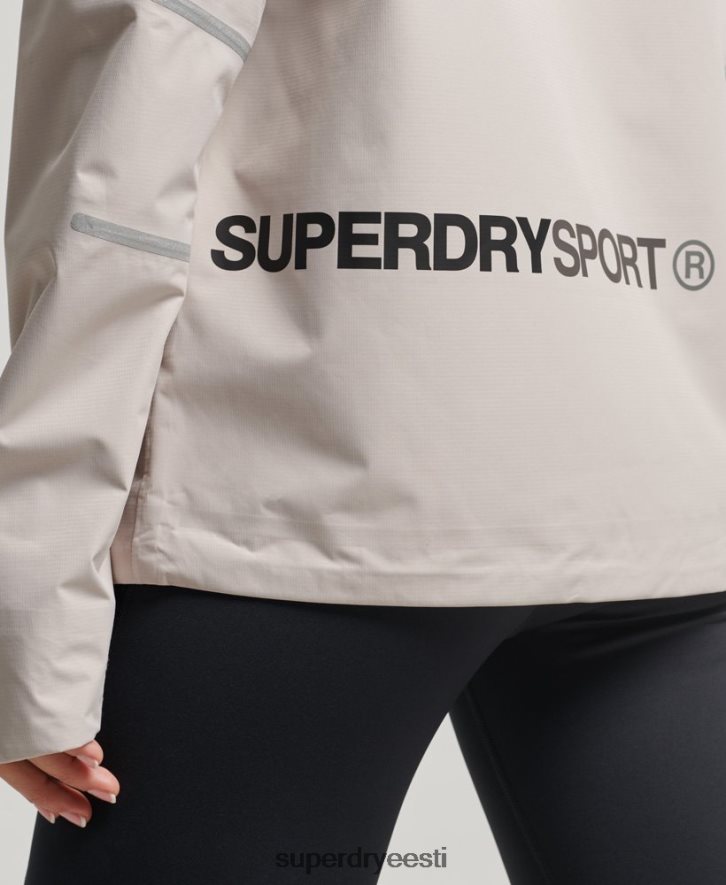 Superdry naised veekindel jope B2LT43555 Riietus beež