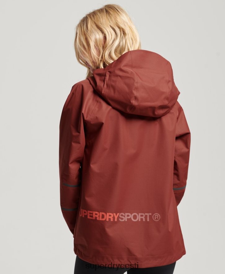 Superdry naised veekindel jope B2LT43620 Riietus pruun