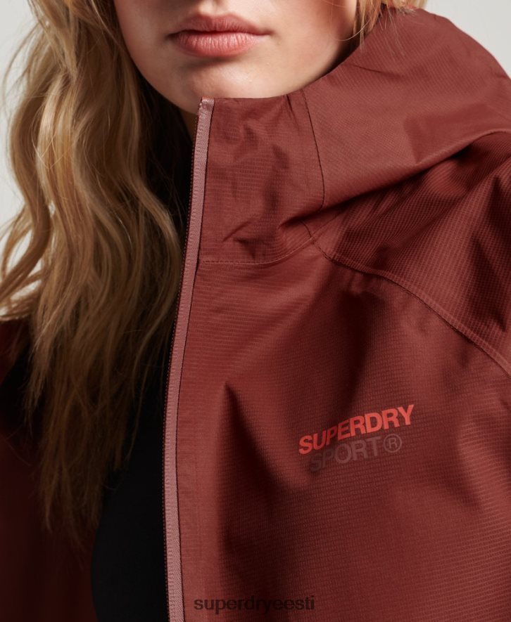 Superdry naised veekindel jope B2LT43620 Riietus pruun