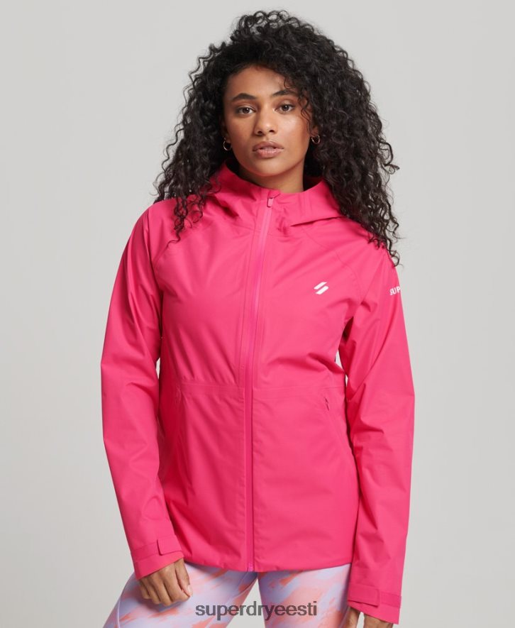 Superdry naised veekindel jope B2LT45617 Riietus roosa