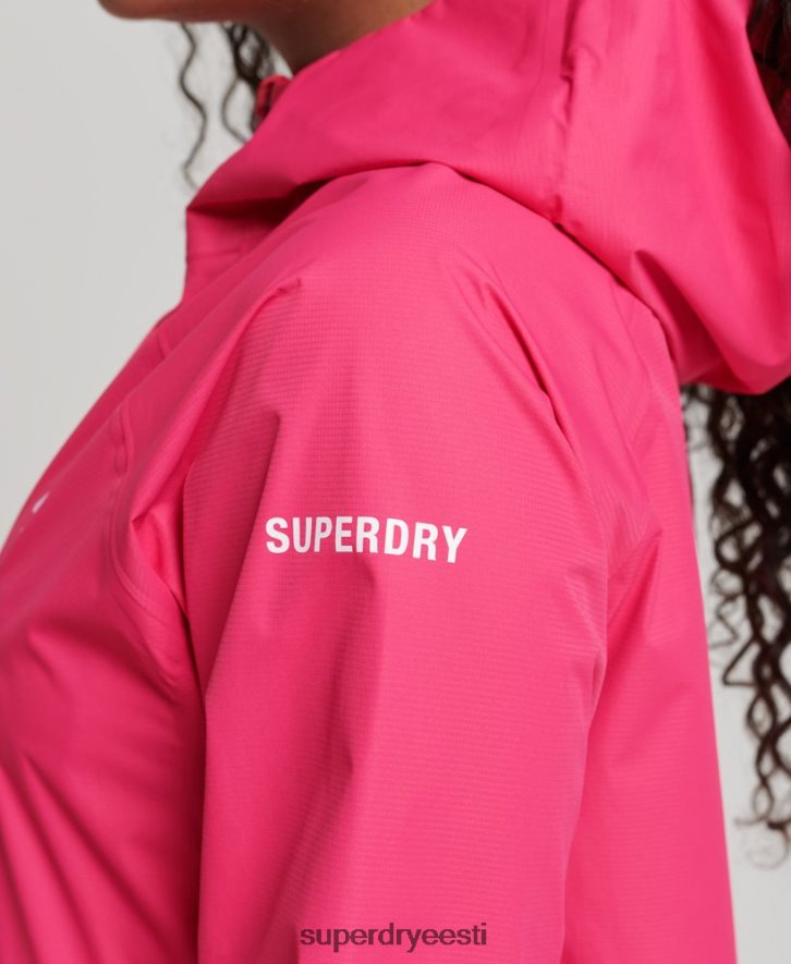 Superdry naised veekindel jope B2LT45617 Riietus roosa