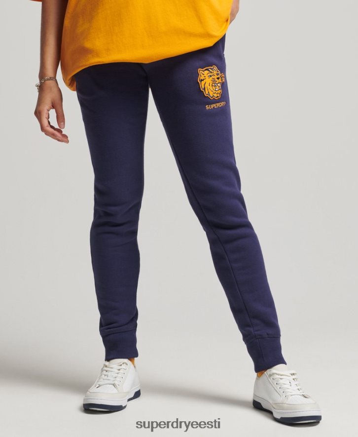 Superdry naised vanaaegsed kolledžijooksjad B2LT46557 Riietus merevägi