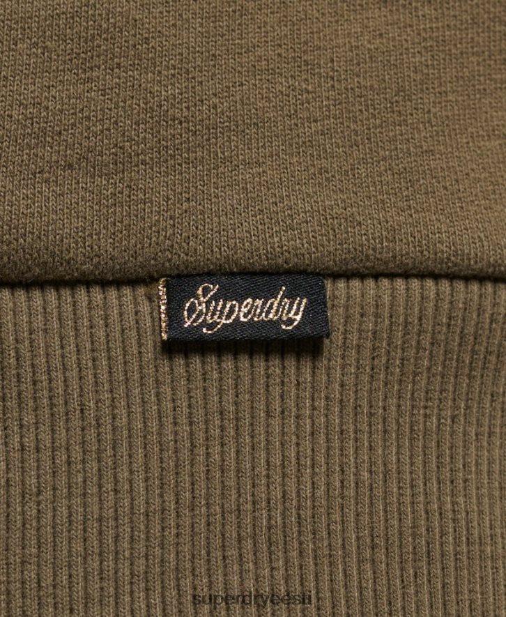 Superdry naised tätoveeringuga kapuutsiga higikleit B2LT42517 Riietus roheline