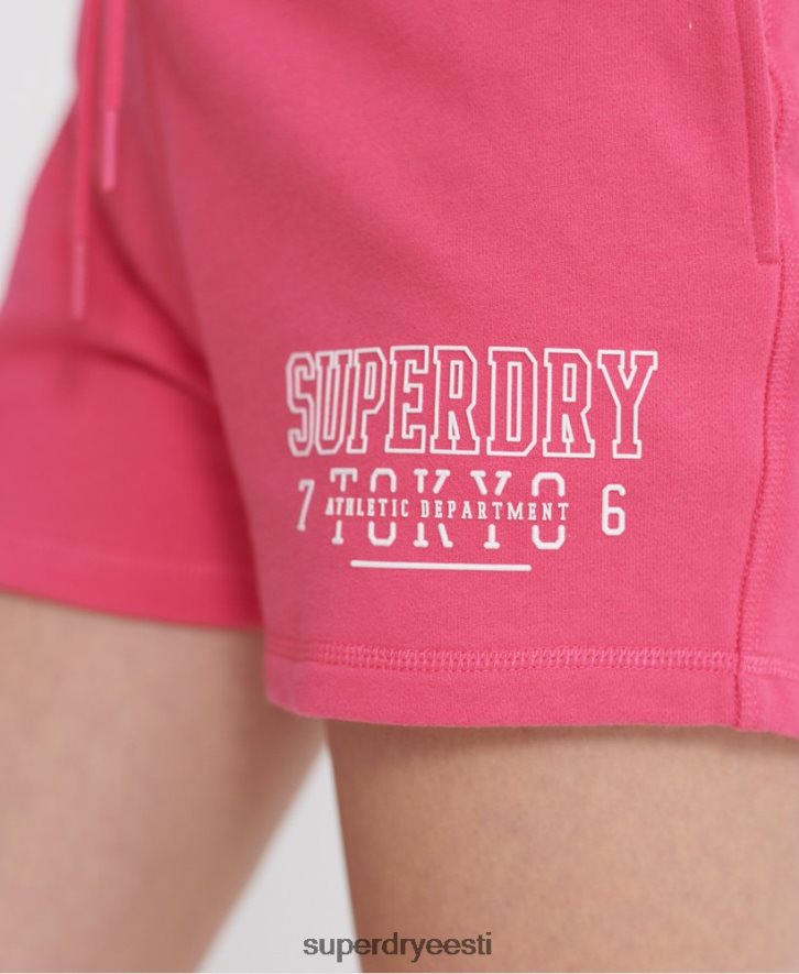 Superdry naised kergejõustikupüksid B2LT43176 Riietus roosa