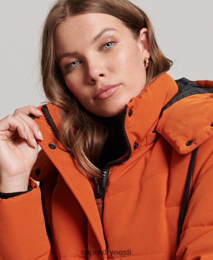 Superdry naised Everest õngejada mantel B2LT43673 Riietus oranž