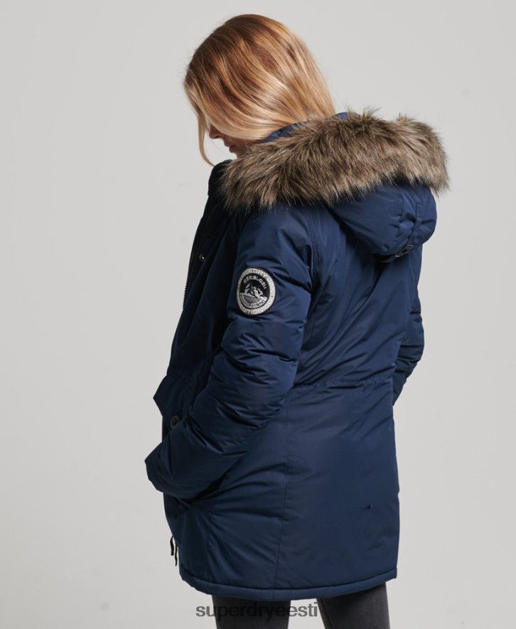 Superdry naised ashley everest parkmantel B2LT45443 Riietus merevägi