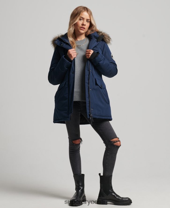 Superdry naised ashley everest parkmantel B2LT45443 Riietus merevägi