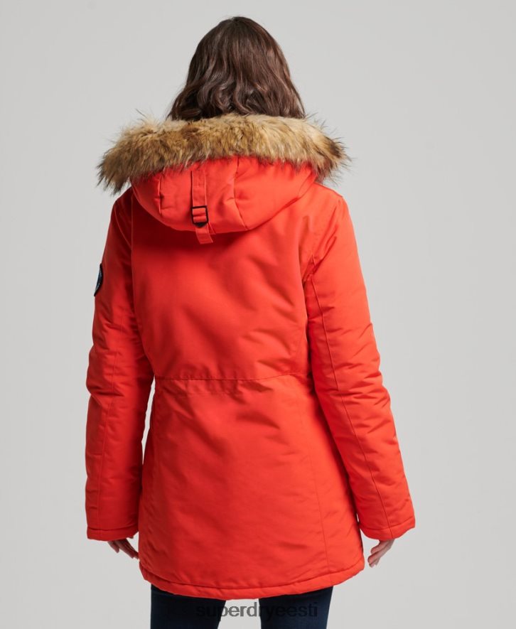 Superdry naised everest parkmantel B2LT43785 Riietus oranž