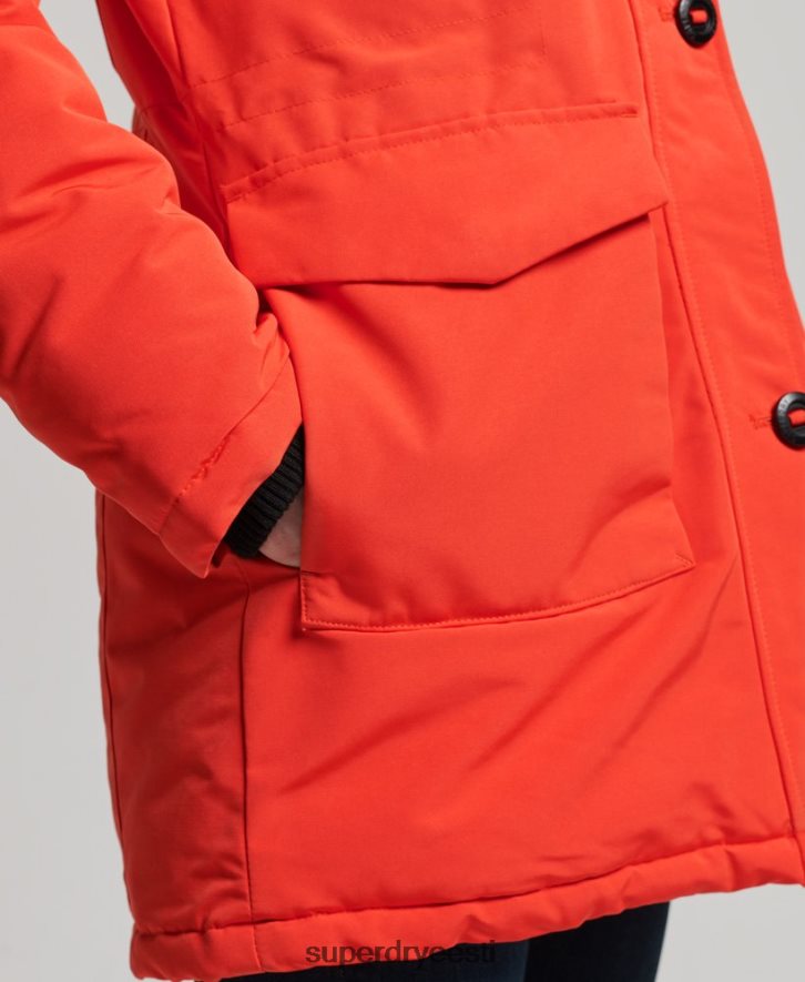 Superdry naised everest parkmantel B2LT43785 Riietus oranž