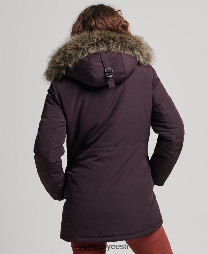 Superdry naised everest parkmantel B2LT43786 Riietus lilla