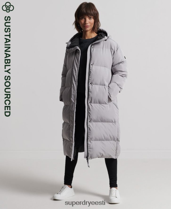 Superdry naised õngejada tekkmantel B2LT43822 Riietus helehall