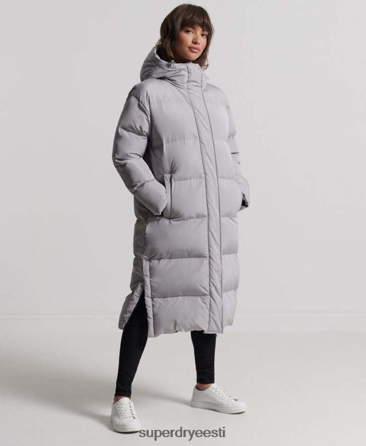 Superdry naised õngejada tekkmantel B2LT43822 Riietus helehall