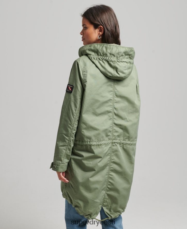 Superdry naised väliparka mantel B2LT45663 Riietus khaki