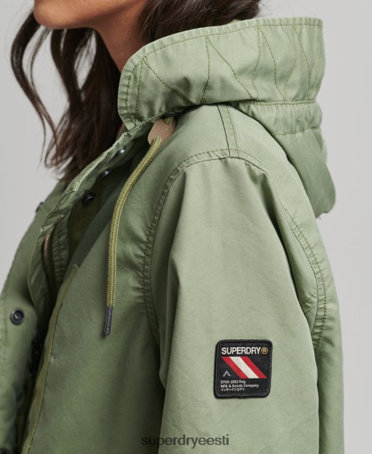 Superdry naised väliparka mantel B2LT45663 Riietus khaki