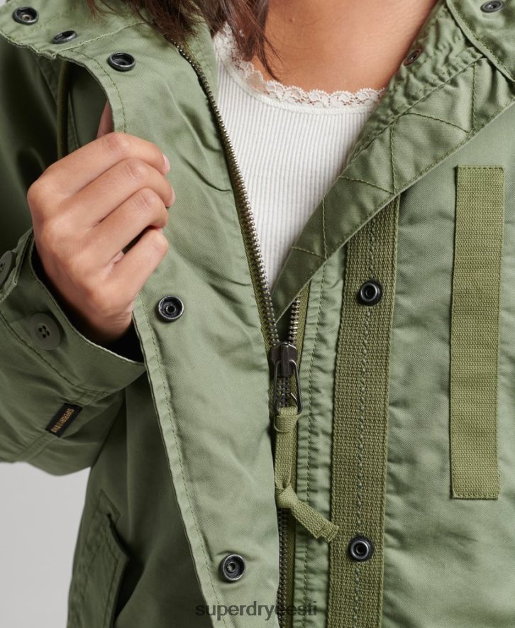 Superdry naised väliparka mantel B2LT45663 Riietus khaki