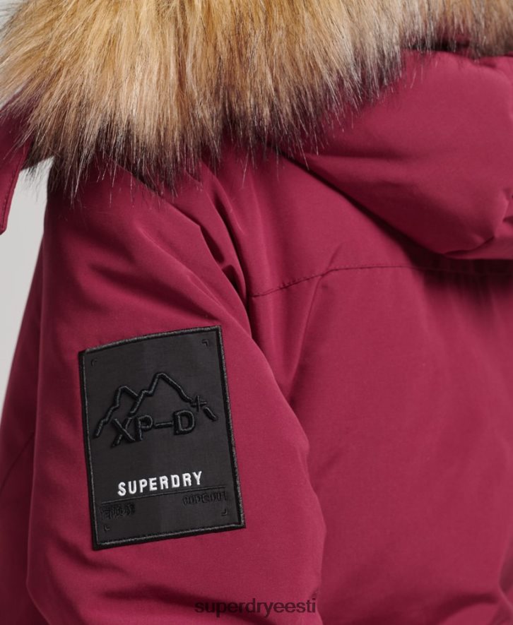 Superdry naised xpd everest parkmantel B2LT45445 Riietus roosa