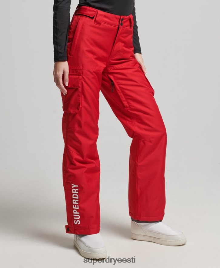 Superdry naised päästepüksid B2LT46548 Riietus punane