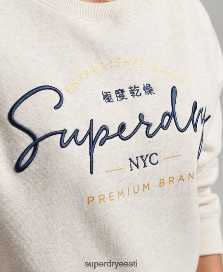 Superdry naised asutatud meeskonna dressipluus B2LT43499 Riietus beež