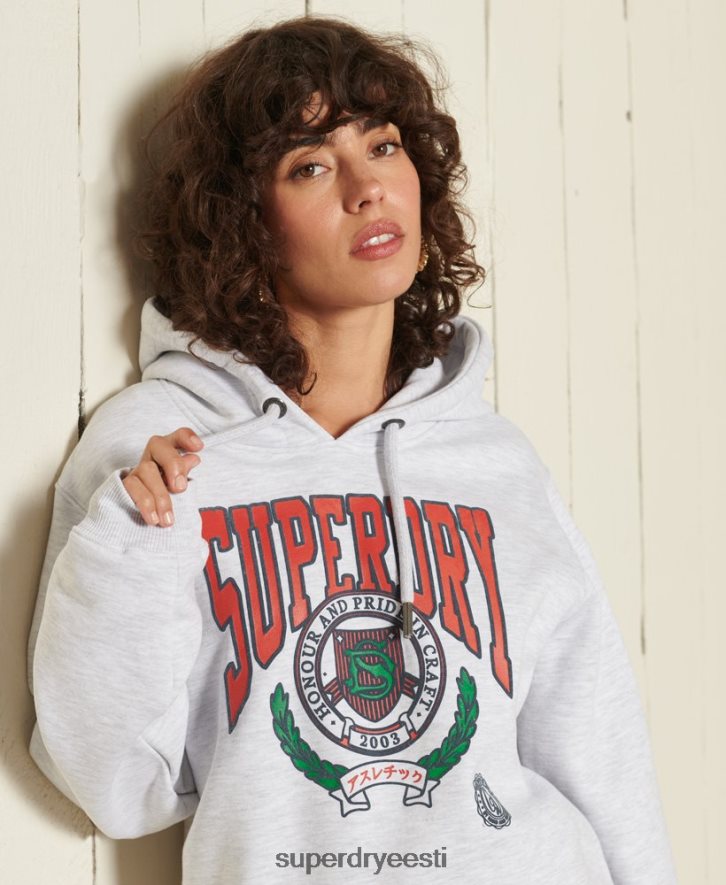 Superdry naised boho graafiline kapuuts B2LT45956 Riietus helehall