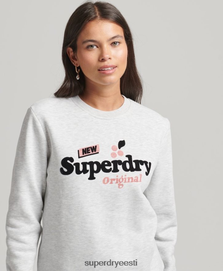 Superdry naised cooper nostalgia crew dressipluus B2LT46002 Riietus helehall