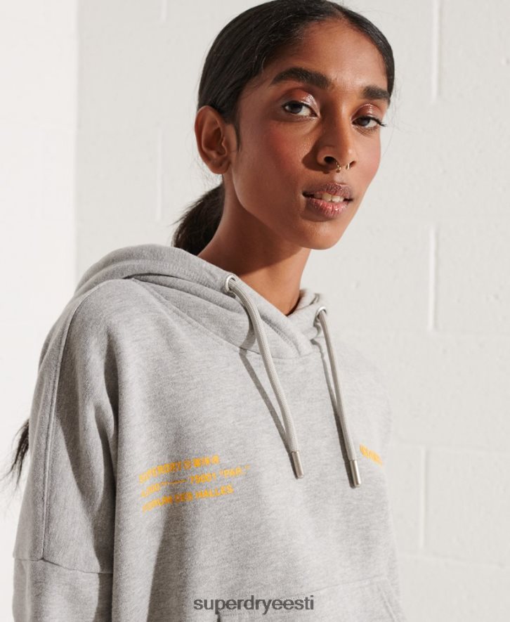 Superdry naised cooperate logo crop hoodie B2LT43480 Riietus hall