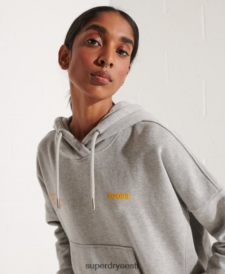 Superdry naised cooperate logo crop hoodie B2LT43480 Riietus hall