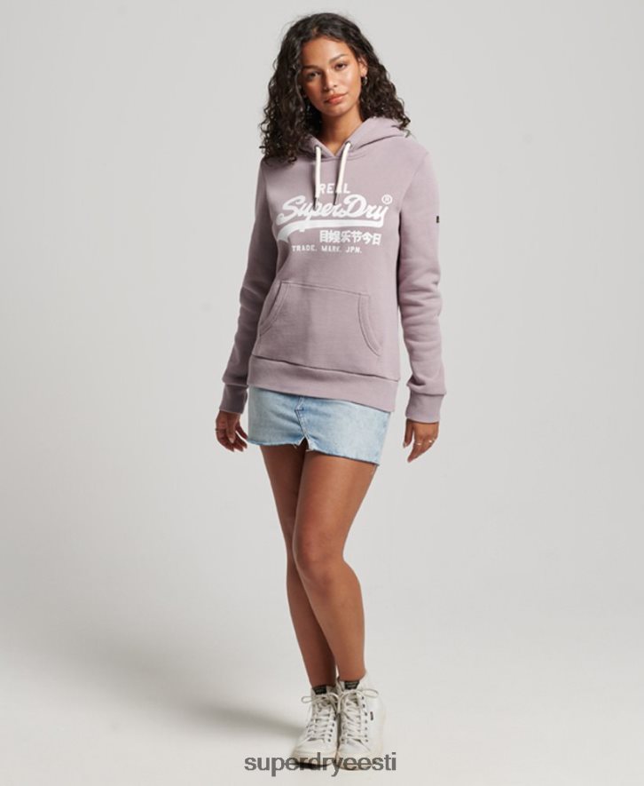 Superdry naised kaunistatud kapuuts B2LT43346 Riietus lilla