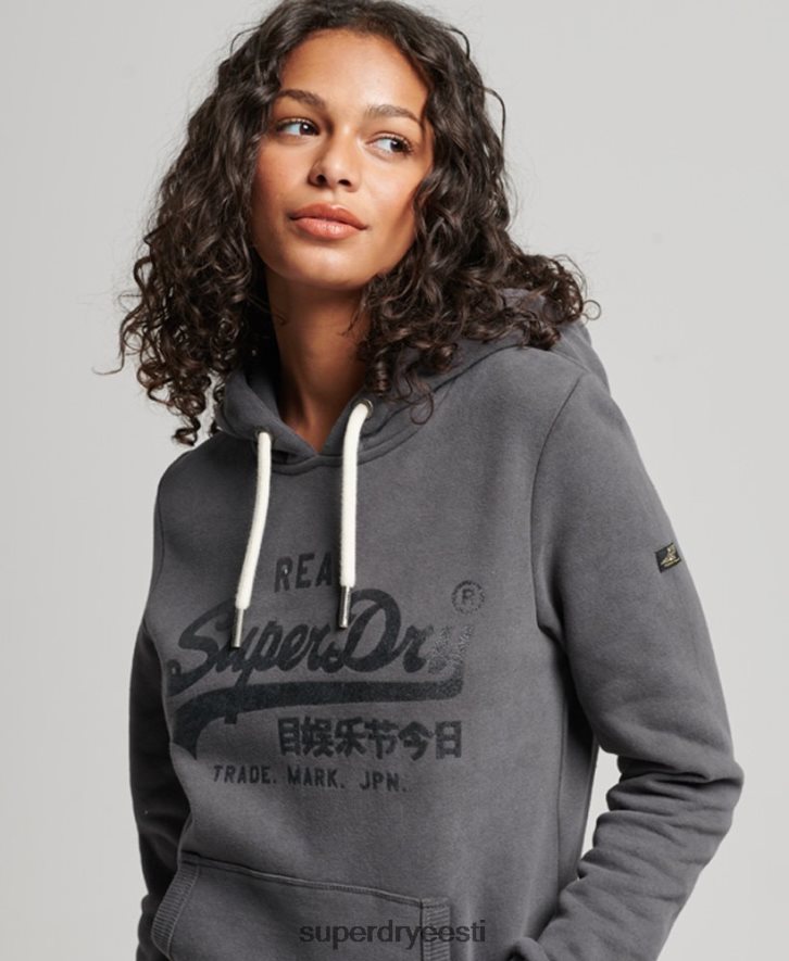 Superdry naised kaunistatud kapuuts B2LT43405 Riietus tumehall