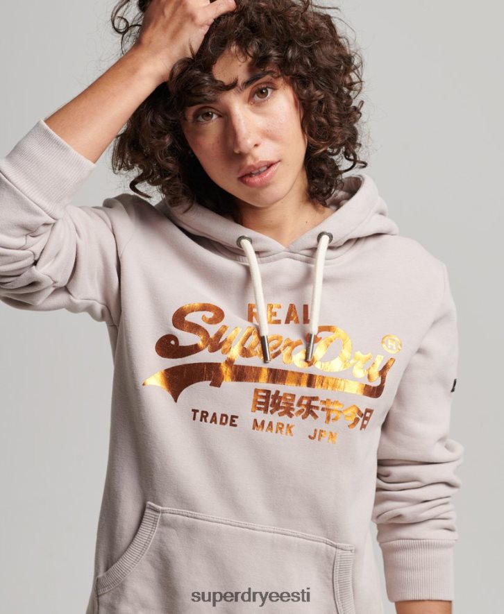 Superdry naised kaunistatud kapuuts B2LT43424 Riietus beež