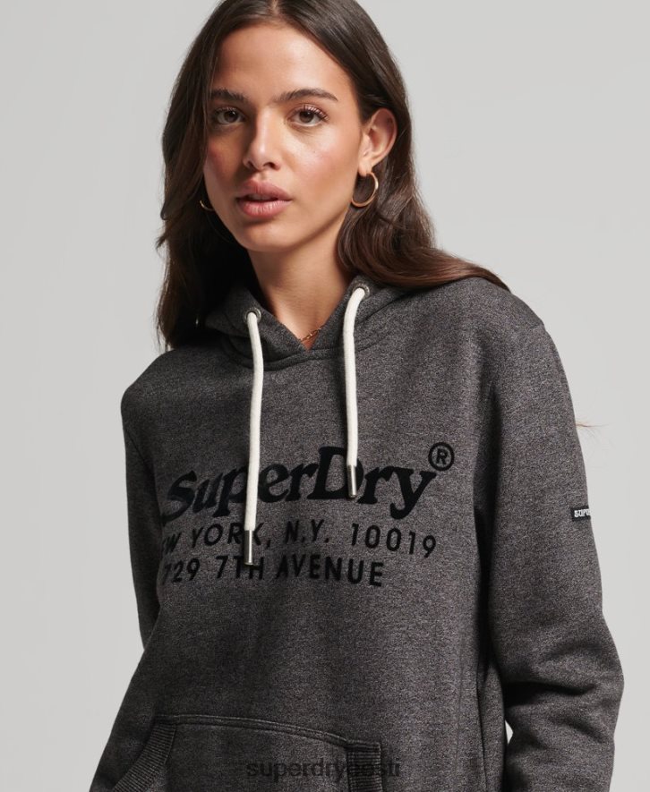 Superdry naised koht huvi hoodie B2LT43295 Riietus tumehall