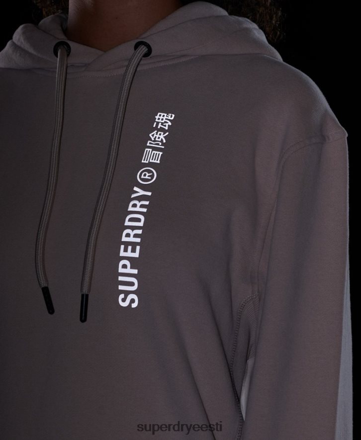 Superdry naised koodiga lineaarne lahtine kapuuts B2LT45889 Riietus beež