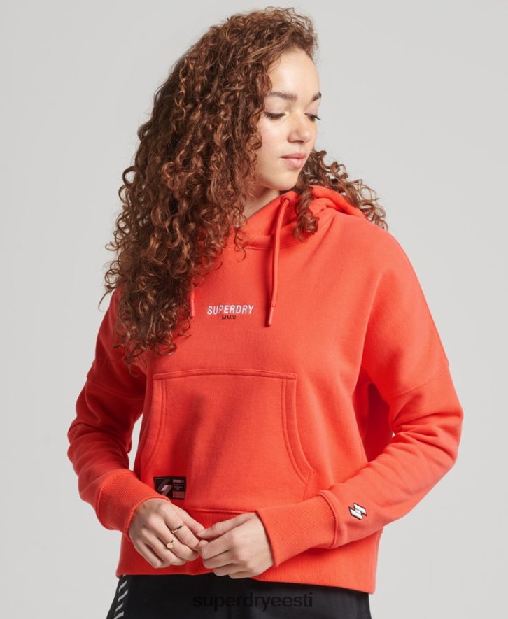 Superdry naised koodiga mikrologoga kapuuts B2LT45903 Riietus korallid