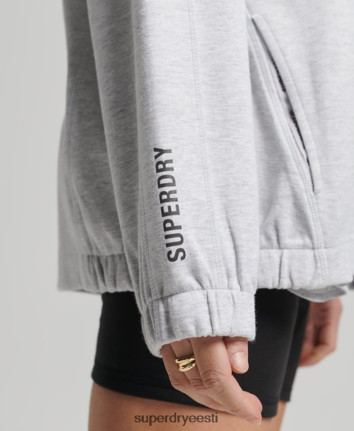 Superdry naised kooditehnoloogia ülisuur kapuuts B2LT45790 Riietus hall