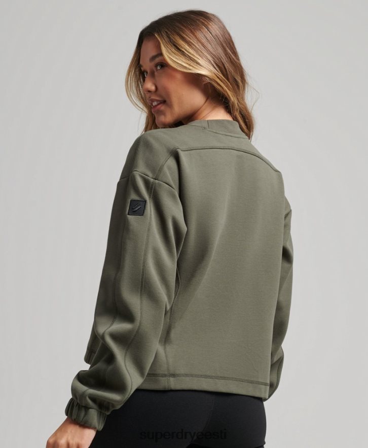 Superdry naised kooditehnoloogia meeskonna dressipluus B2LT45921 Riietus khaki