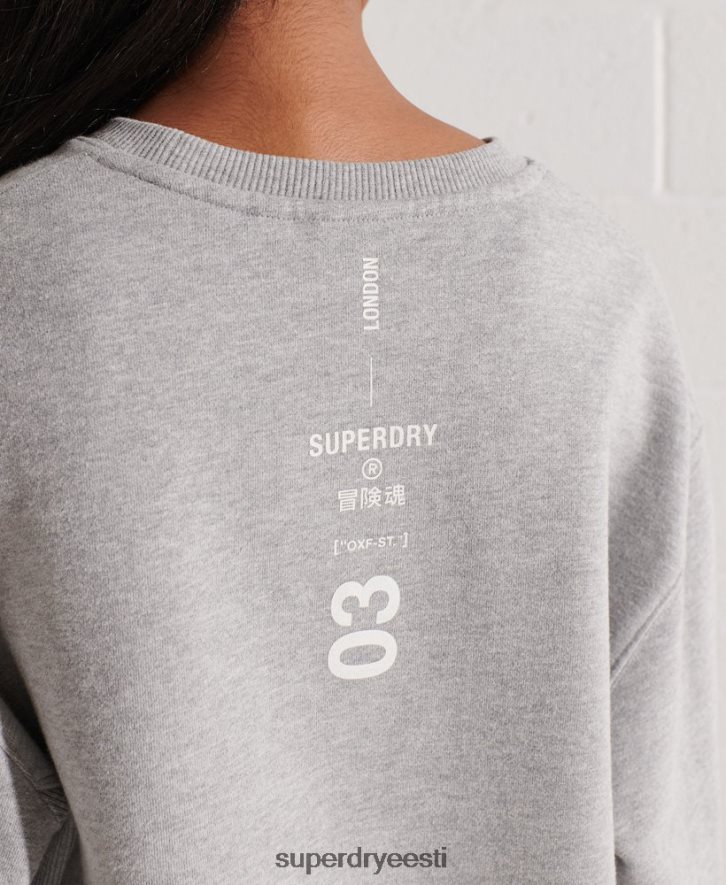 Superdry naised koostöö logoga meeskonna dressipluus B2LT45813 Riietus hall