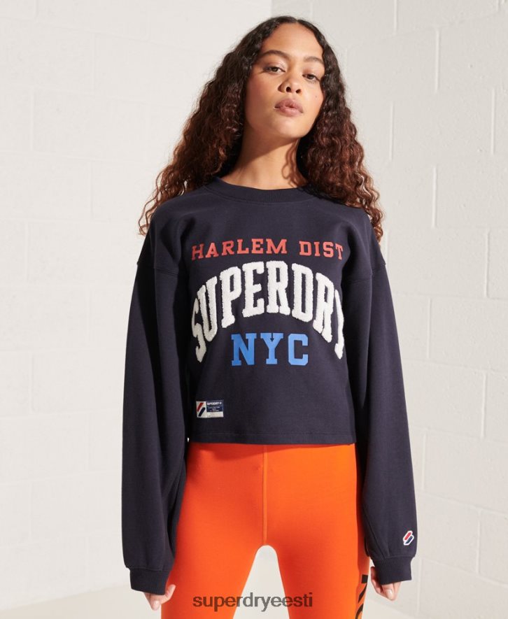 Superdry naised ülikooli kaare batwing dressipluus B2LT45873 Riietus merevägi