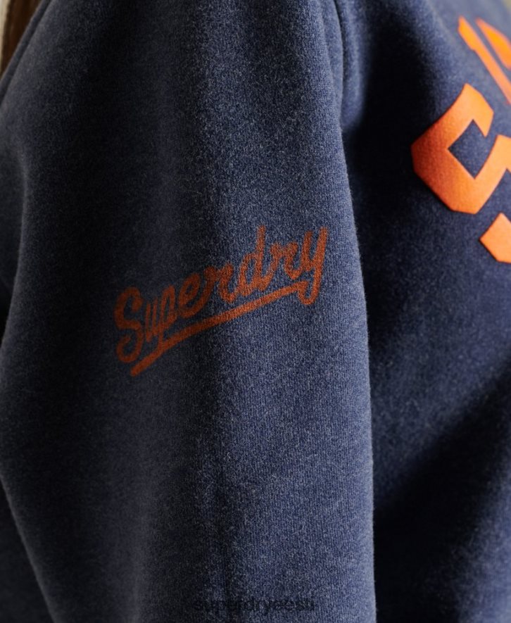 Superdry naised ülisuur kergejõustikumeeskonna dressipluus B2LT46054 Riietus sinine