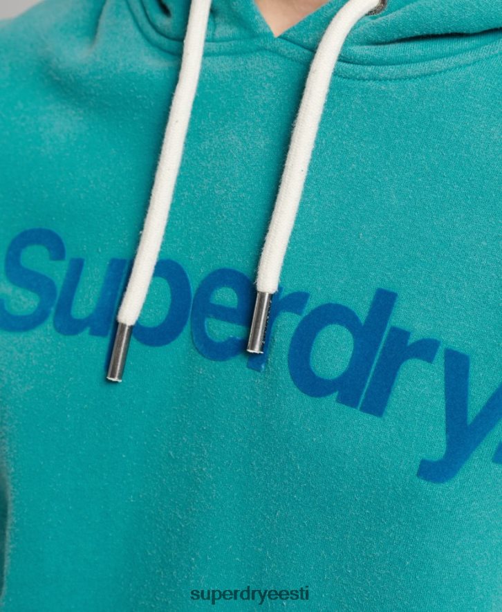 Superdry naised põhilogoga 80ndate kapuuts B2LT46073 Riietus sinine