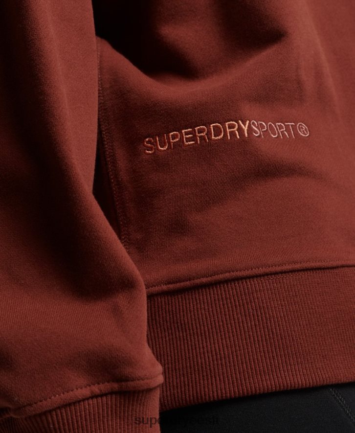 Superdry naised põhimeeskonna dressipluus B2LT43328 Riietus pruun