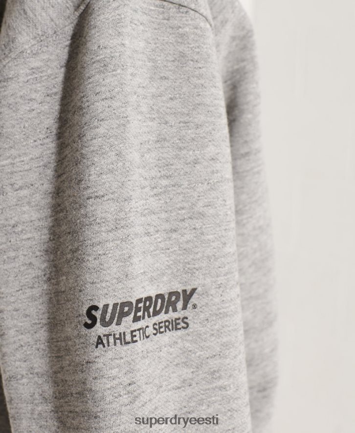 Superdry naised strikeout ülisuur meeskonna dressipluus B2LT45966 Riietus helehall