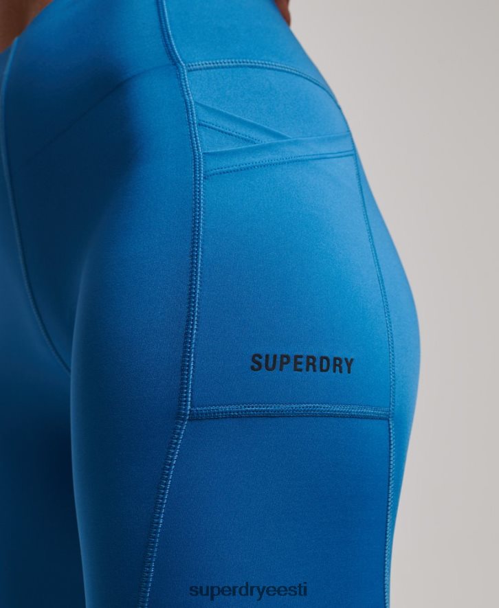 Superdry naised jookse kitsad retuusid B2LT46331 Riietus sinine