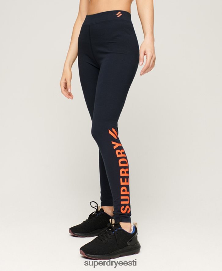 Superdry naised põhispordi retuusid B2LT44049 Riietus merevägi