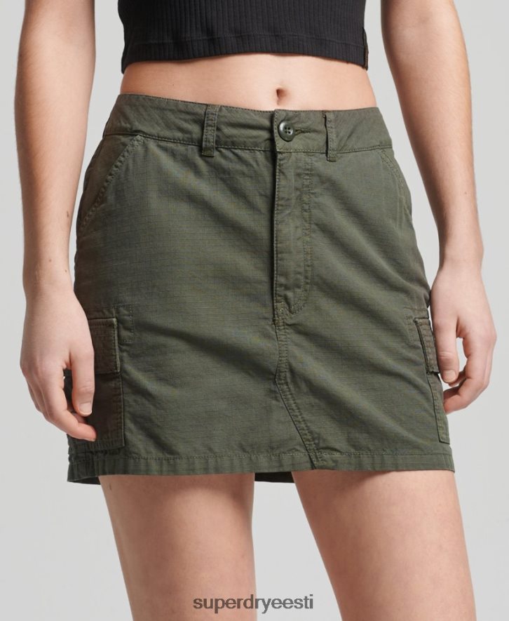 Superdry naised vanaaegne miniseelik B2LT46519 Riietus khaki