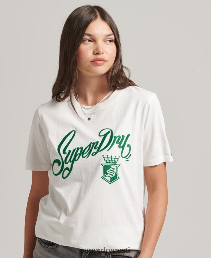 Superdry naised pride & craft t-särk B2LT42791 Riietus valge