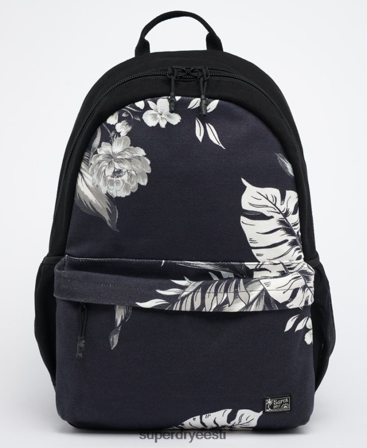 Superdry naised cali print montana seljakott B2LT46615 tarvikud must