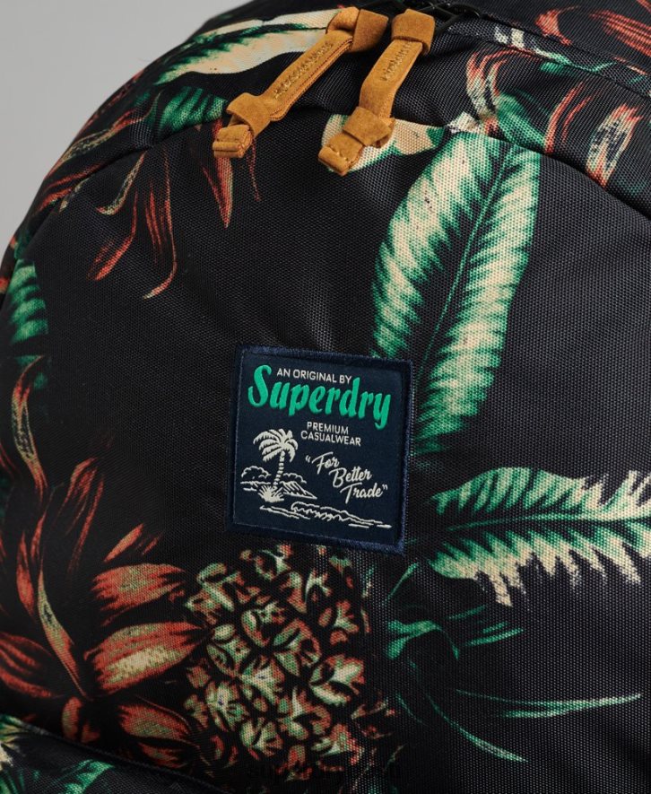 Superdry naised trükitud montana seljakott B2LT44217 tarvikud must