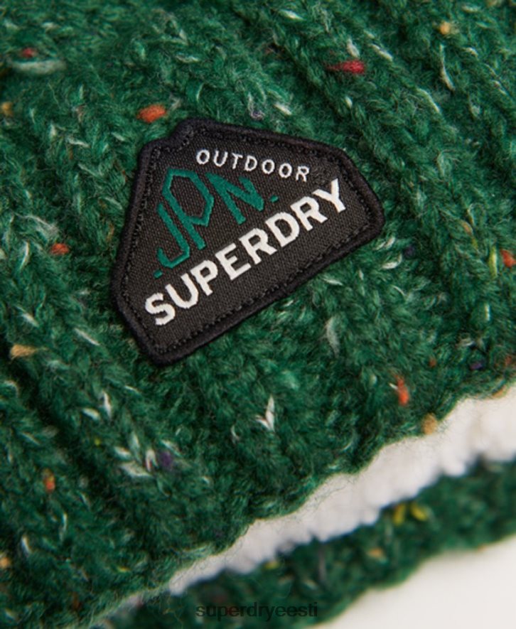 Superdry naised gracie kaabel nokamüts B2LT44321 tarvikud roheline