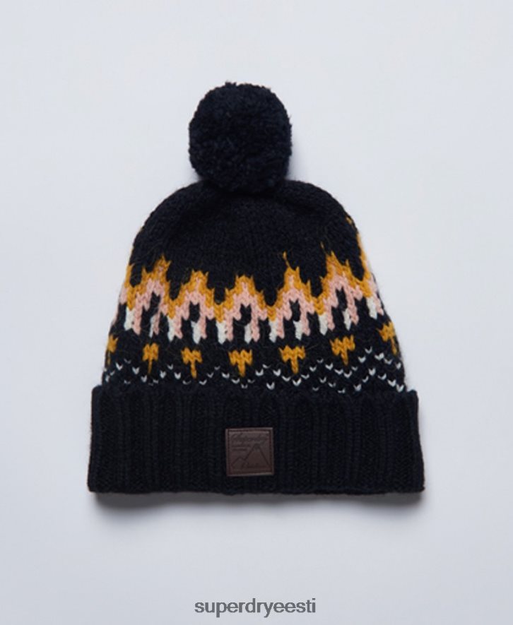 Superdry naised intarsia nokamüts B2LT46621 tarvikud merevägi