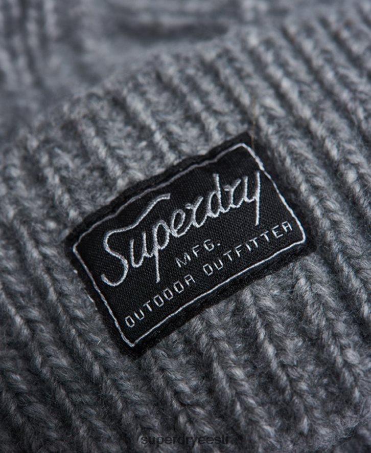 Superdry naised kaabel lux nokamüts B2LT44279 tarvikud helehall